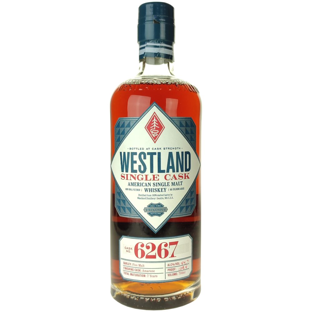 Westland Cask Strength Amarone Cask Finish American Single Malt Whiskey